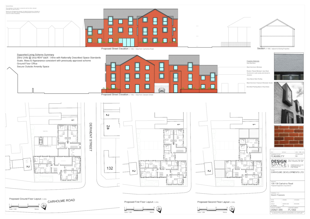 Carholme Road Drawing.